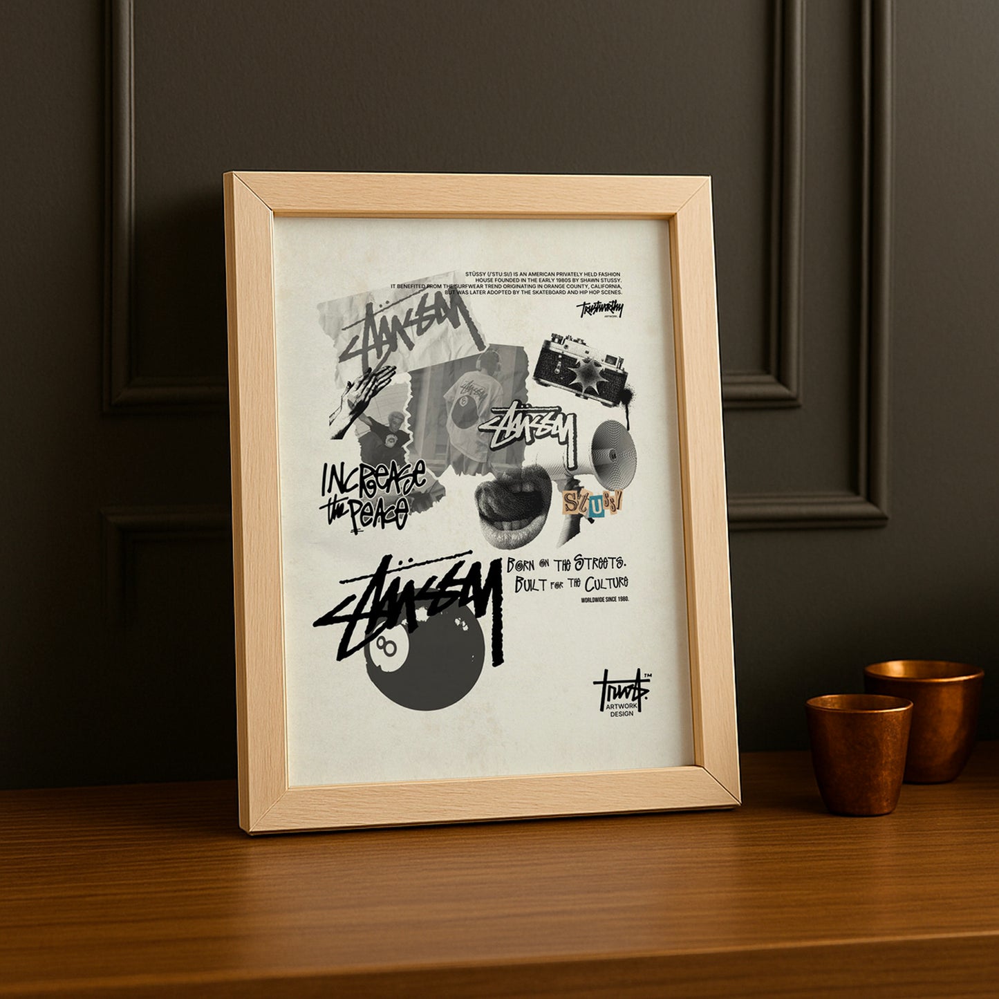 Cadre photo Stüssy poster