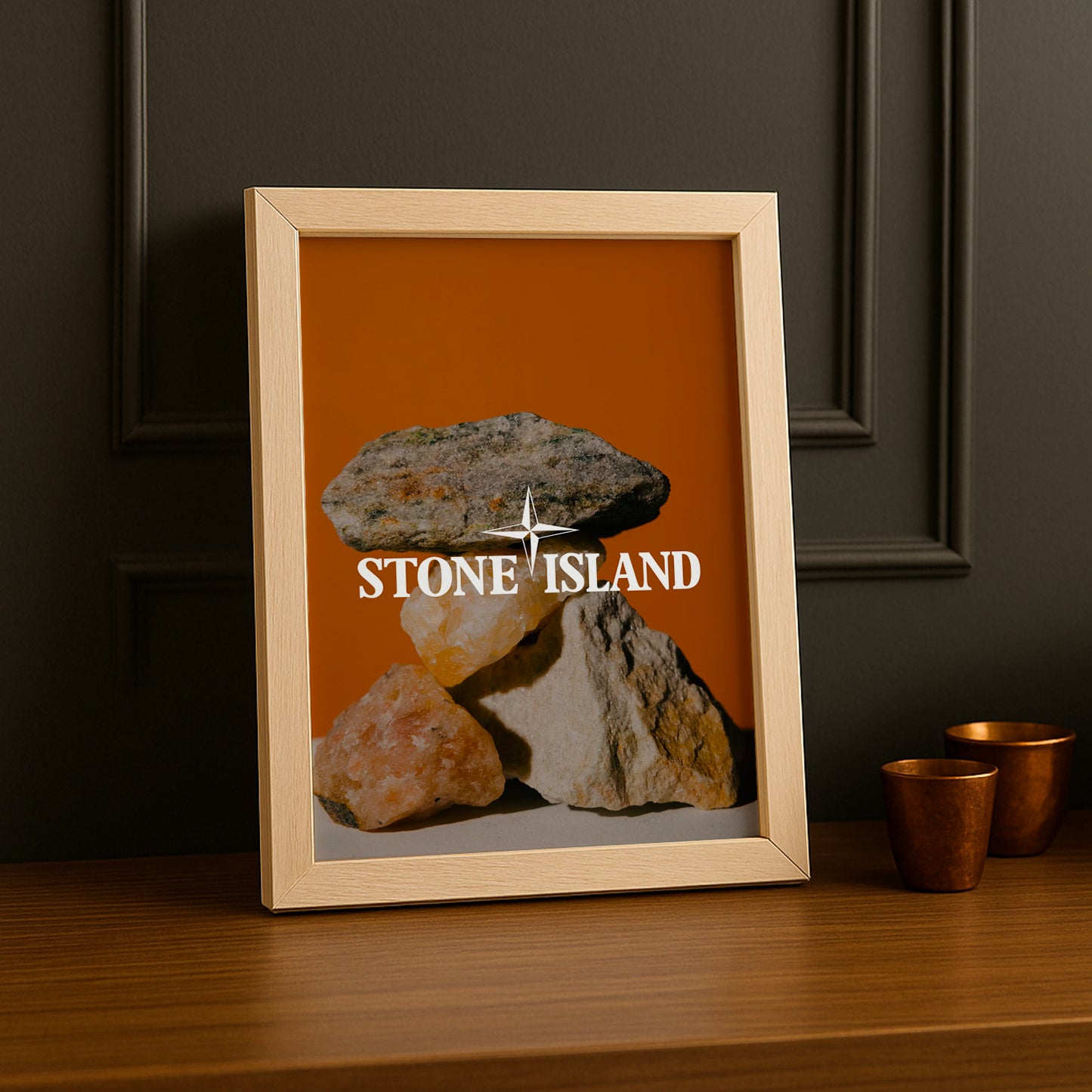 Poster Stone Island - Orange Stone