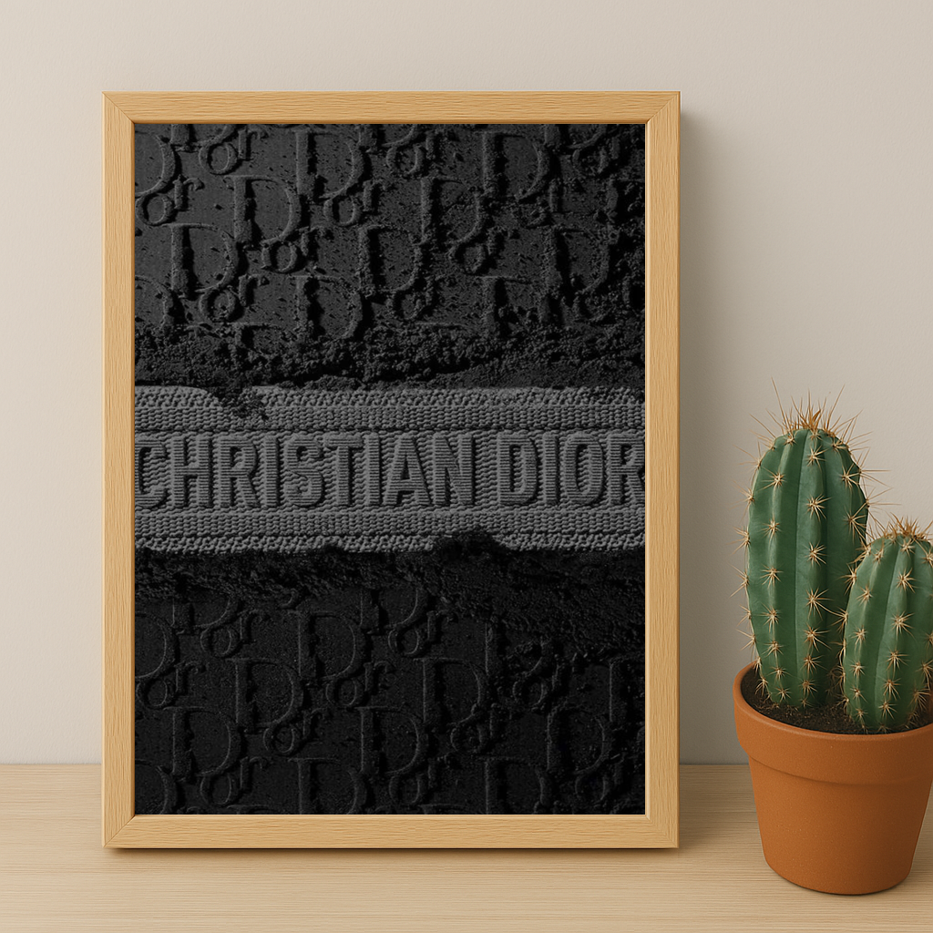 Cadre photo Christian Dior Black