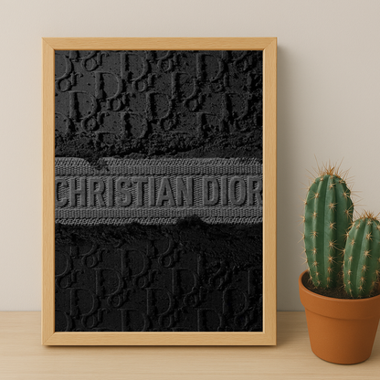 Cadre photo Christian Dior Black