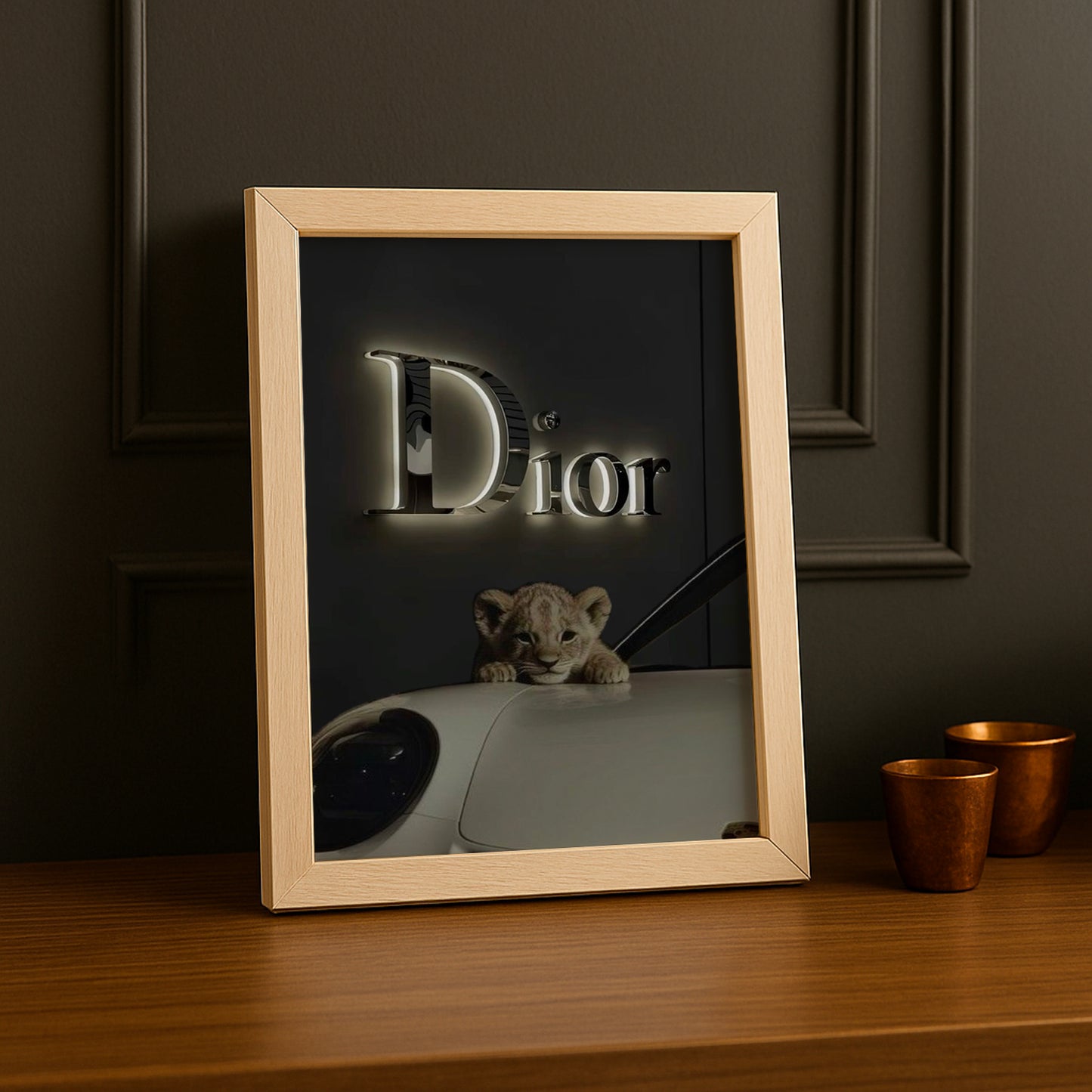 Cadre photo Dior - Porsche Lionceau