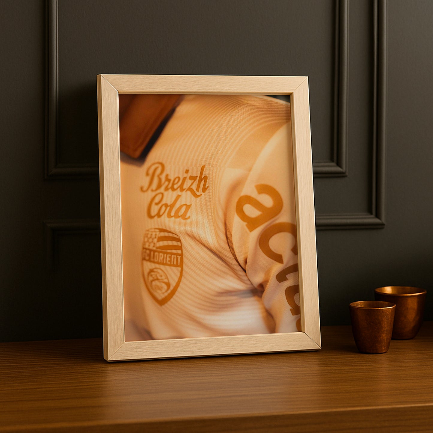 Cadre photo - Maillot FC Lorient