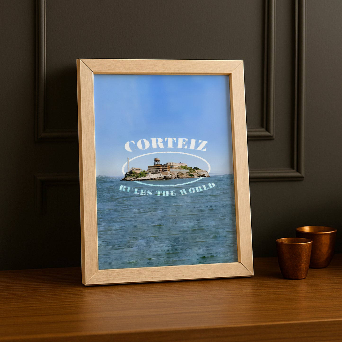Poster encadrée Corteiz - Blue Water