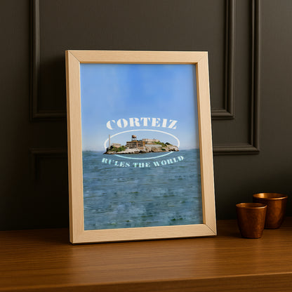 Poster encadrée Corteiz - Blue Water