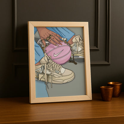 Poster Nike Jordan Basketball