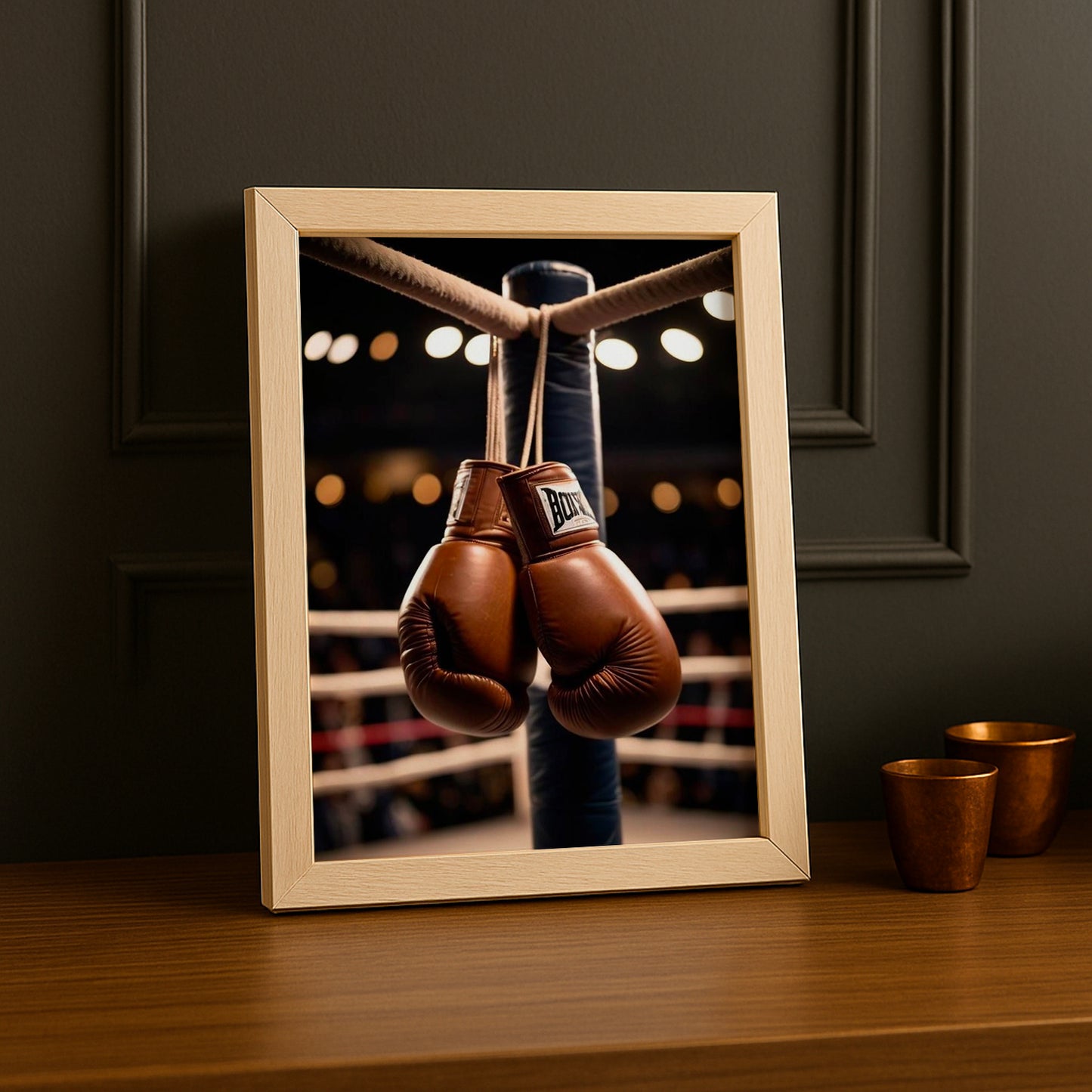 Cadre Photo Boxe - Gants de boxe