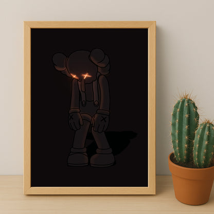 Cadre photo Kaws - Dark Companion