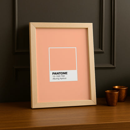 Cadre Photo Pantone Étiquette - Alluring Apricot