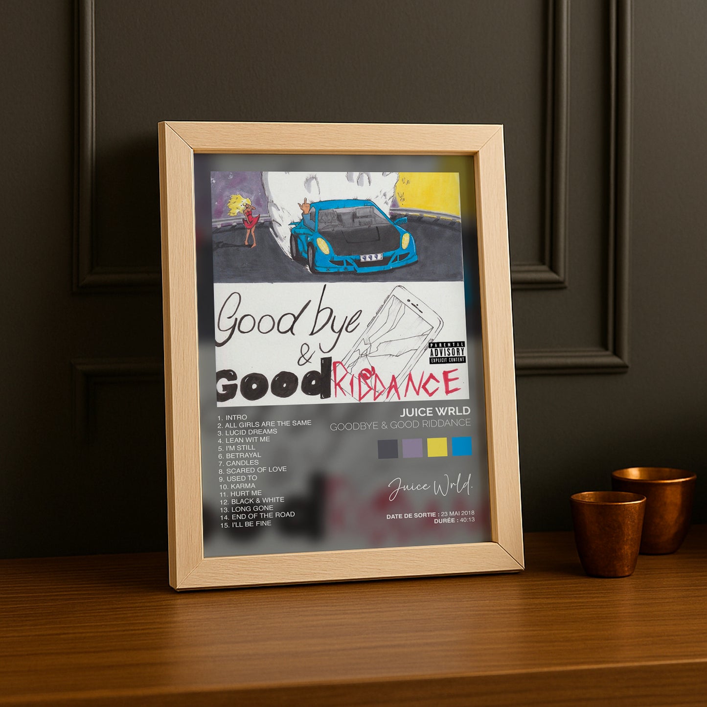 Poster Juice Wrld - Album Goodbye & Good Riddance