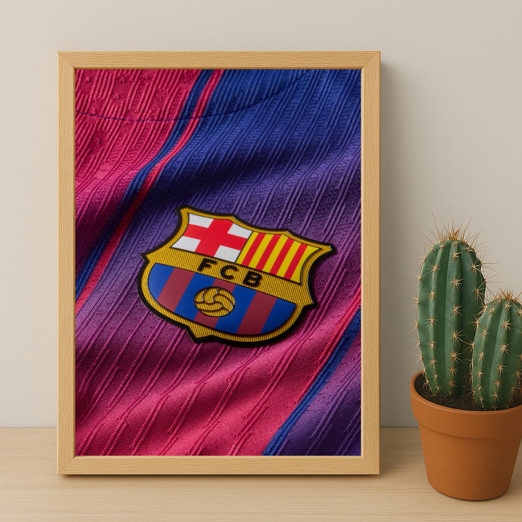 Cadre photo - Maillot FC Barcelone Domicile 25-26