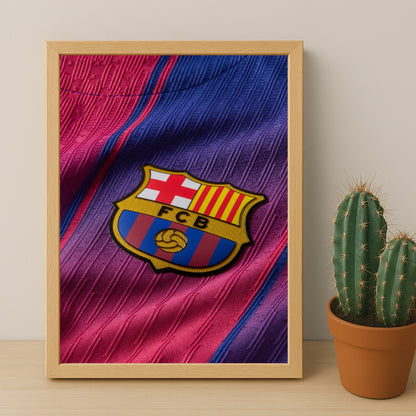 Cadre photo - Maillot FC Barcelone Domicile 25-26