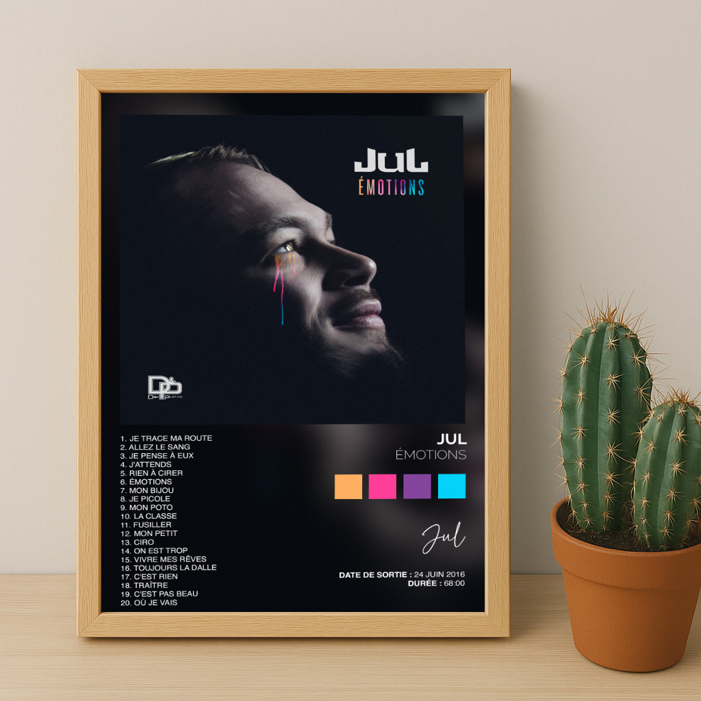 Poster Jul - Album Émotions