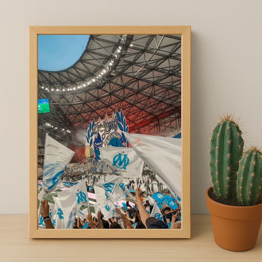 Olympique de Marseille Stade Vélodrome - Poster