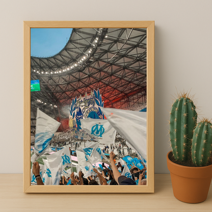 Olympique de Marseille Stade Vélodrome - Poster