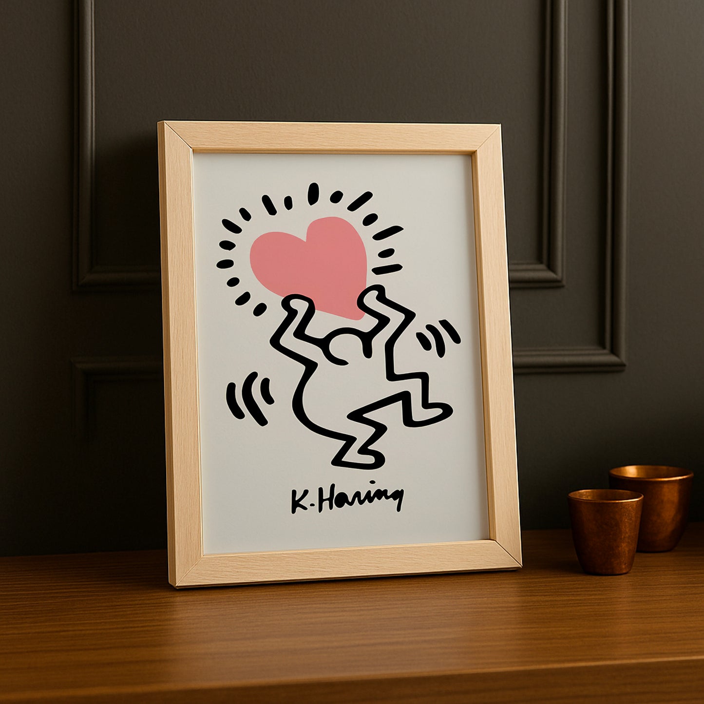 Cadre photo Keith Haring