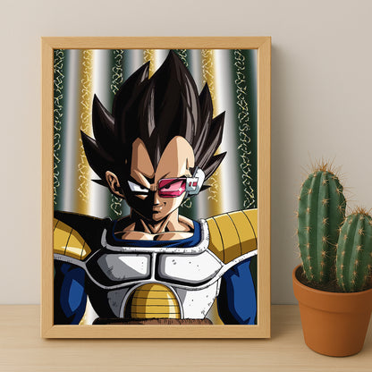 Poster Dragon Ball Z - Vegeta Villain