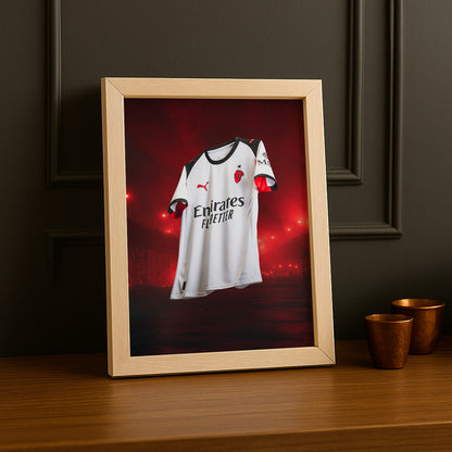 Poster Maillot Football - AC Milan Extérieur 25-26