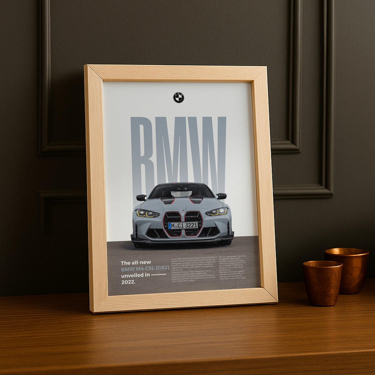 Poster Voitures - BMW M4 CSL G82