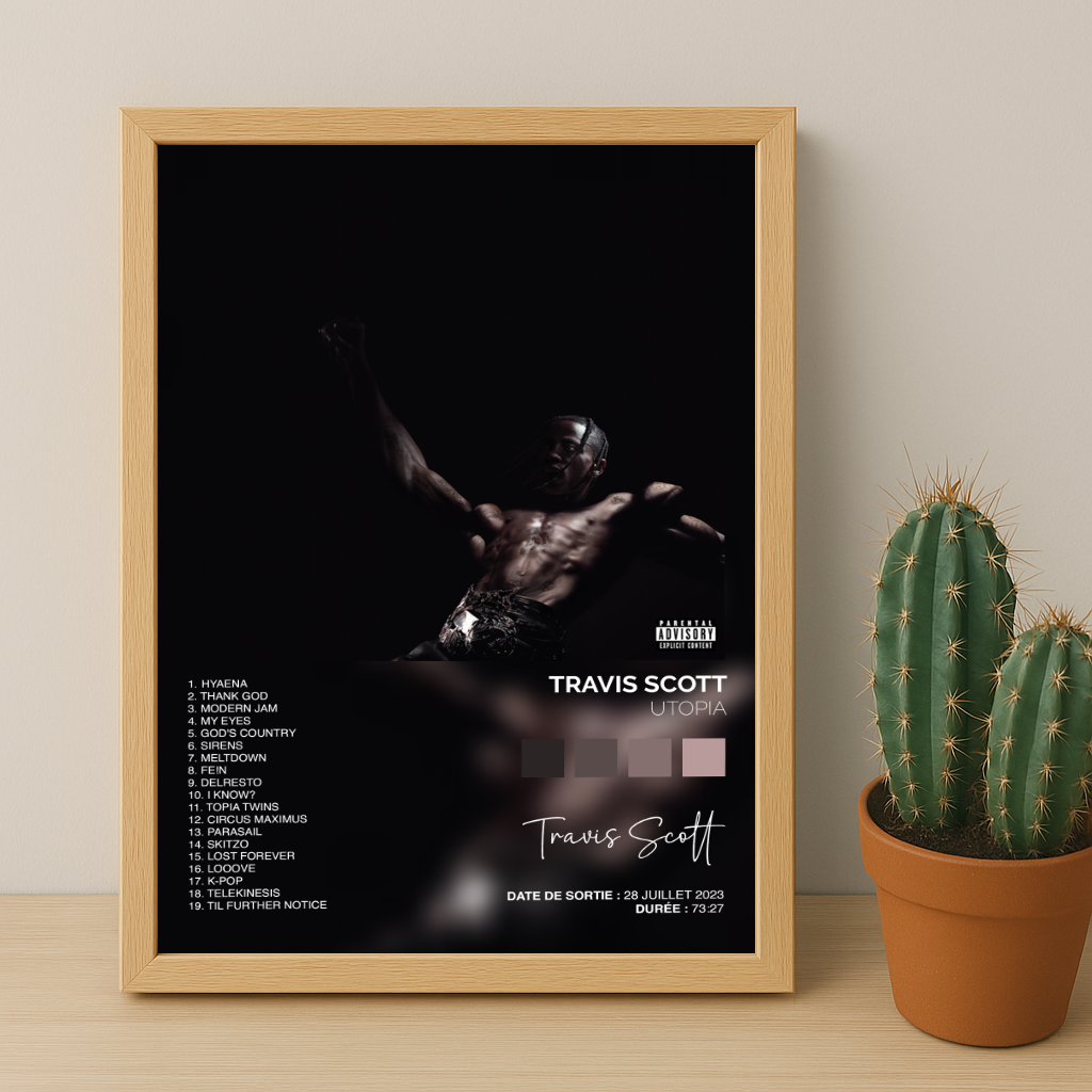 Cadre photo Utopia Travis Scott