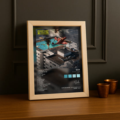 Poster SCH - Album Rooftop