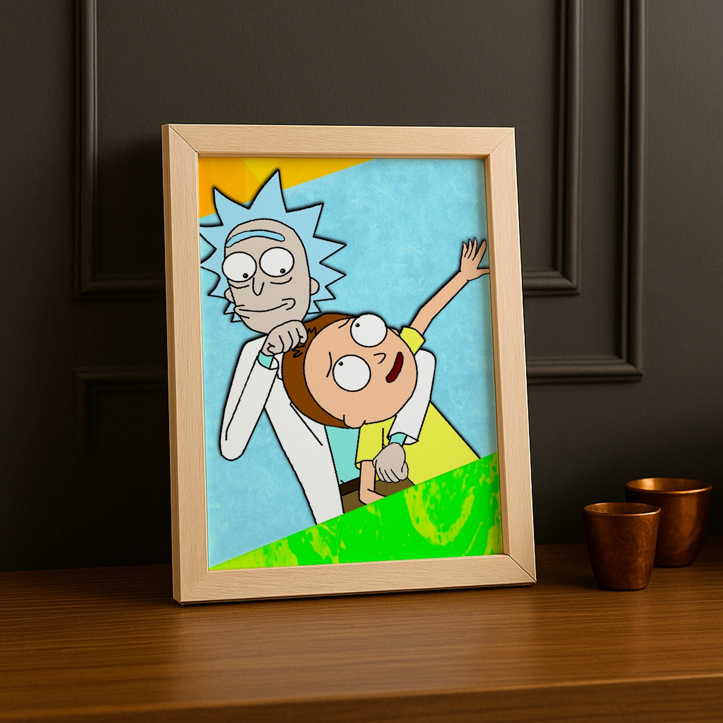 Cadre photo de Rick et Morty