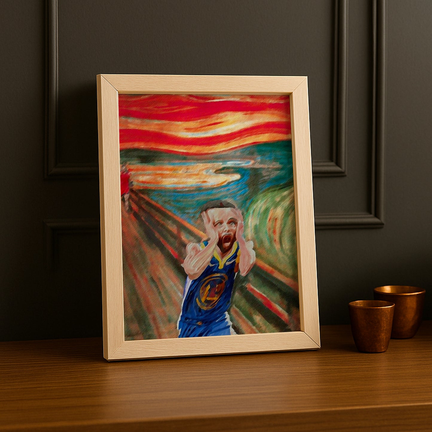 Cadre photo NBA - Curry Funny