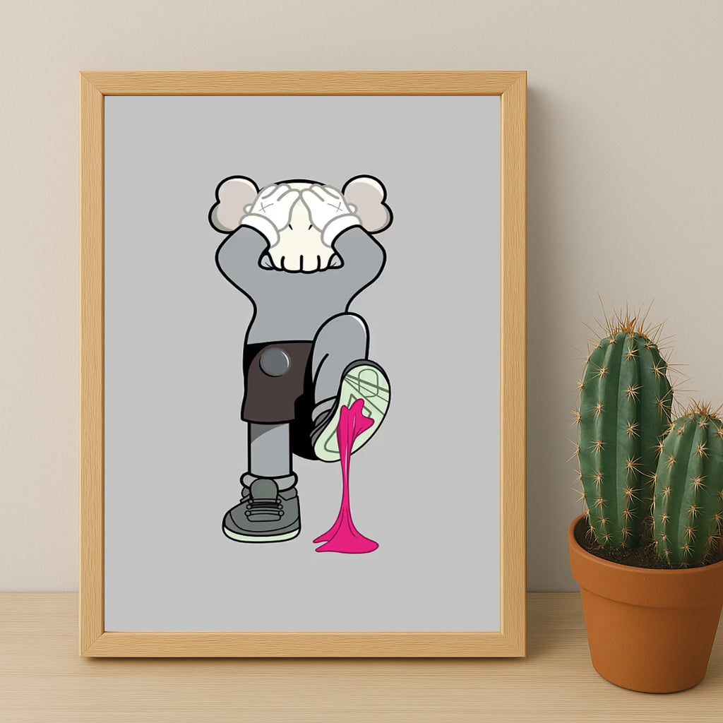 Cadre photo Kaws - Chewing-Gum