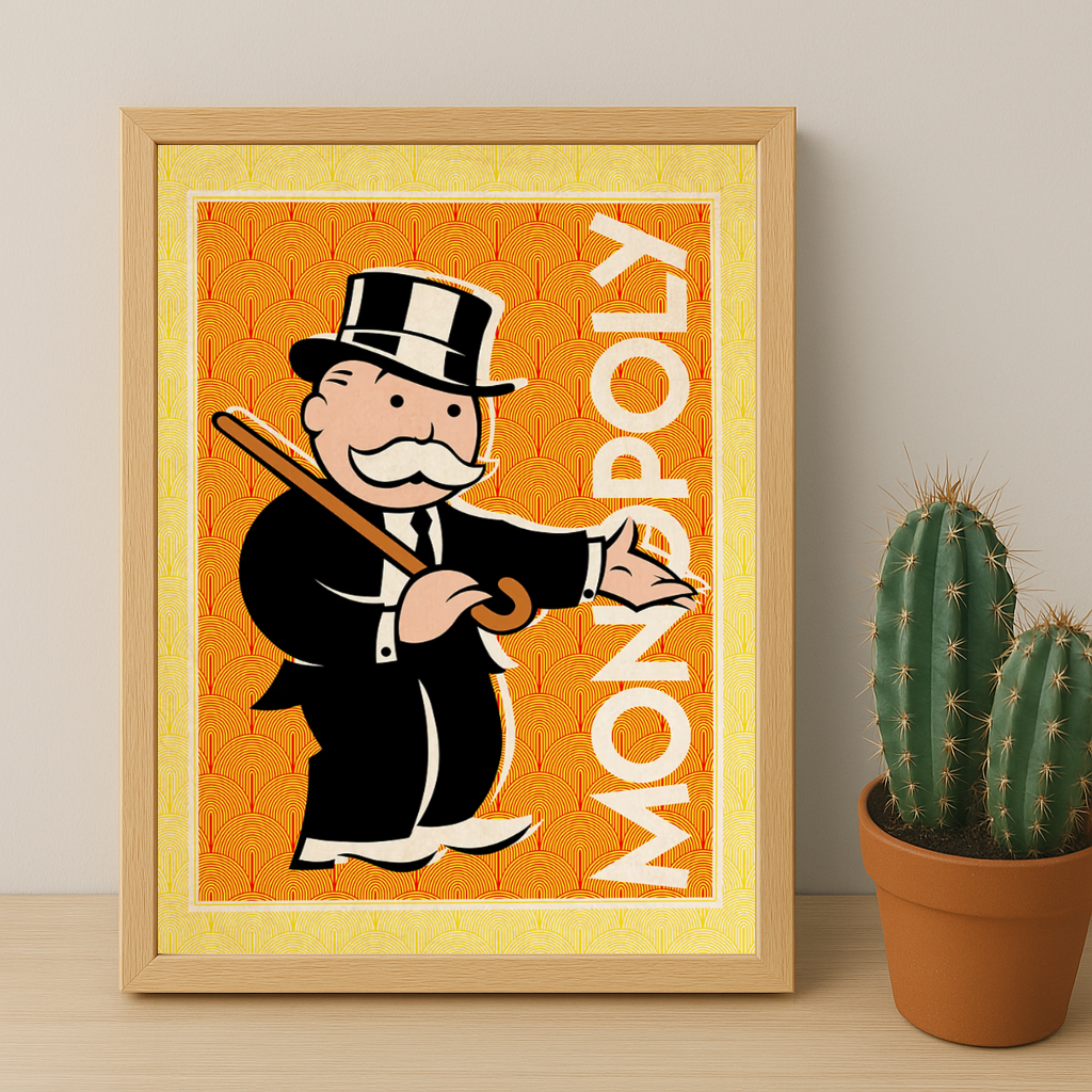 Monopoly Orange - Poster
