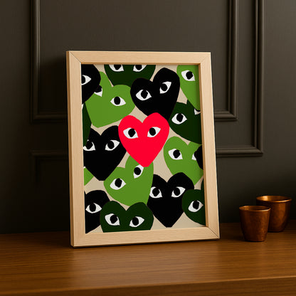 Cadre photo Comme Des Garçons Heart Attack