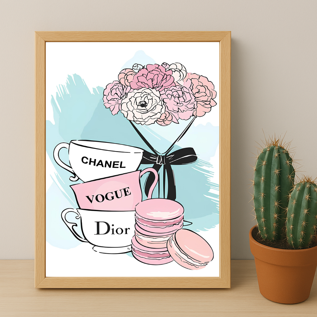 Cadre photo Dior Illustration