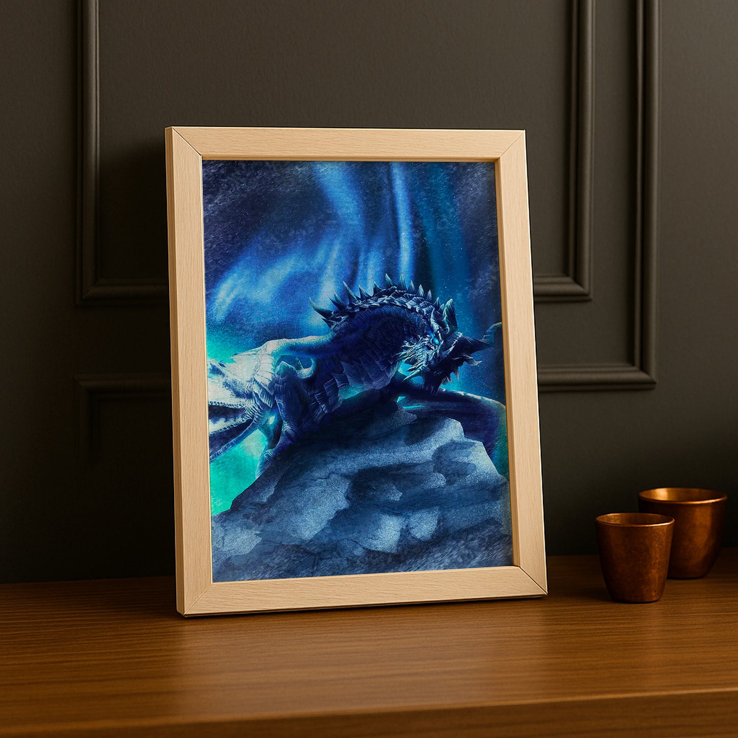 Cadre Photo Skyrim - Paarthurnax Illustration