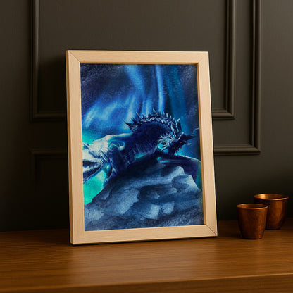 Cadre Photo Skyrim - Paarthurnax Illustration
