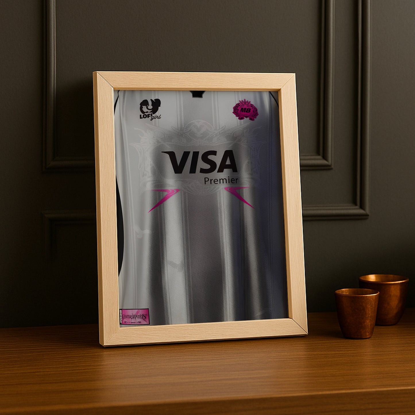 Cadre photo Gentlemates Maillot blanc 2025