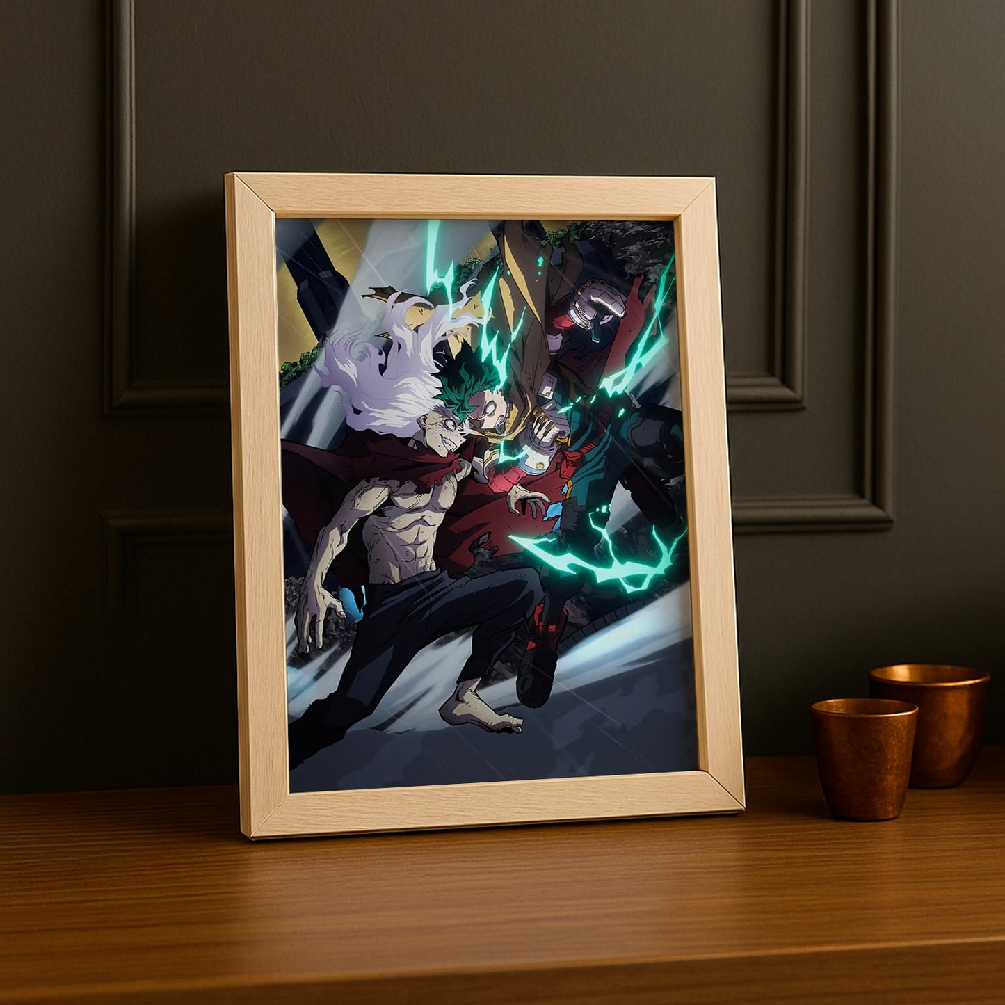 Cadre Photo My Hero Academia - Deku Fighting