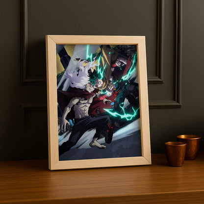 Cadre Photo My Hero Academia - Deku Fighting
