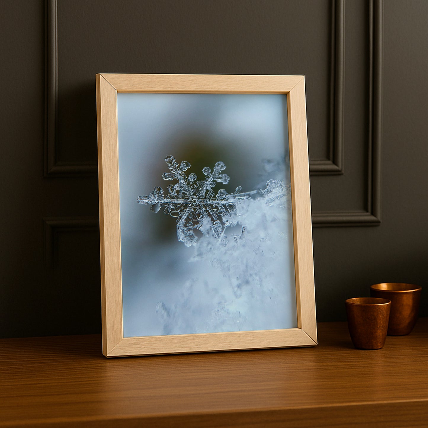 Poster Photo Naturel - Un Flocon