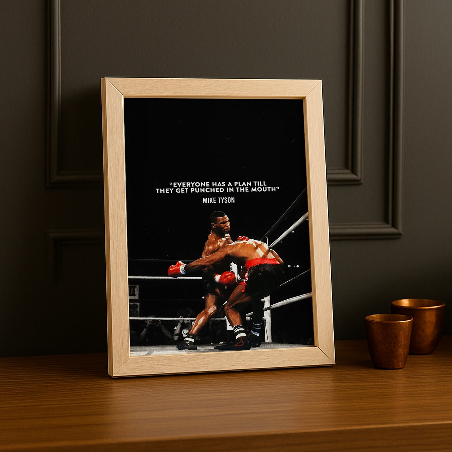 Cadre Photo Boxe - Mike Tyson Punch