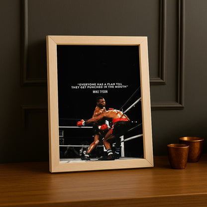 Cadre Photo Boxe - Mike Tyson Punch