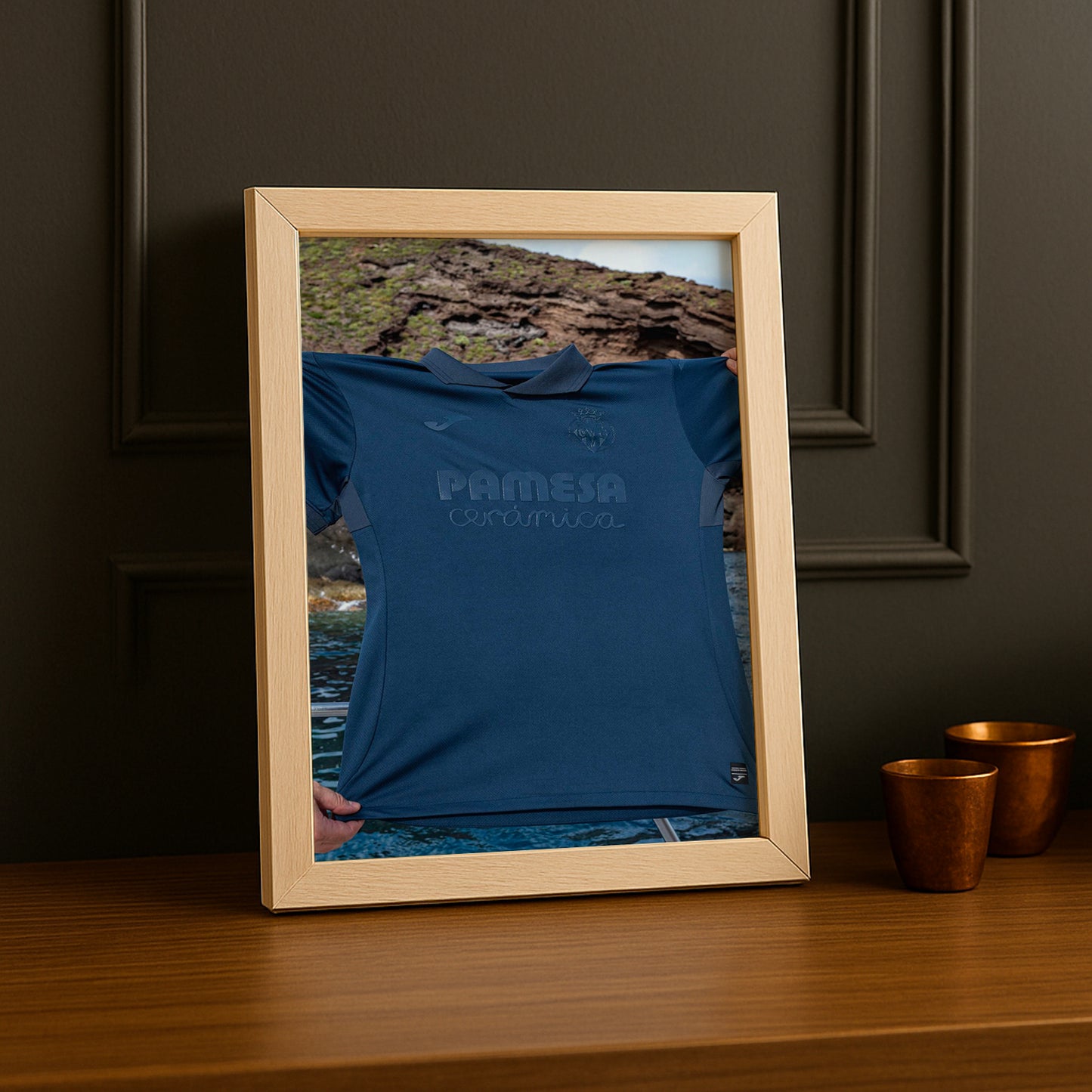 Cadre photo - Maillot Villarreal CF 25-26