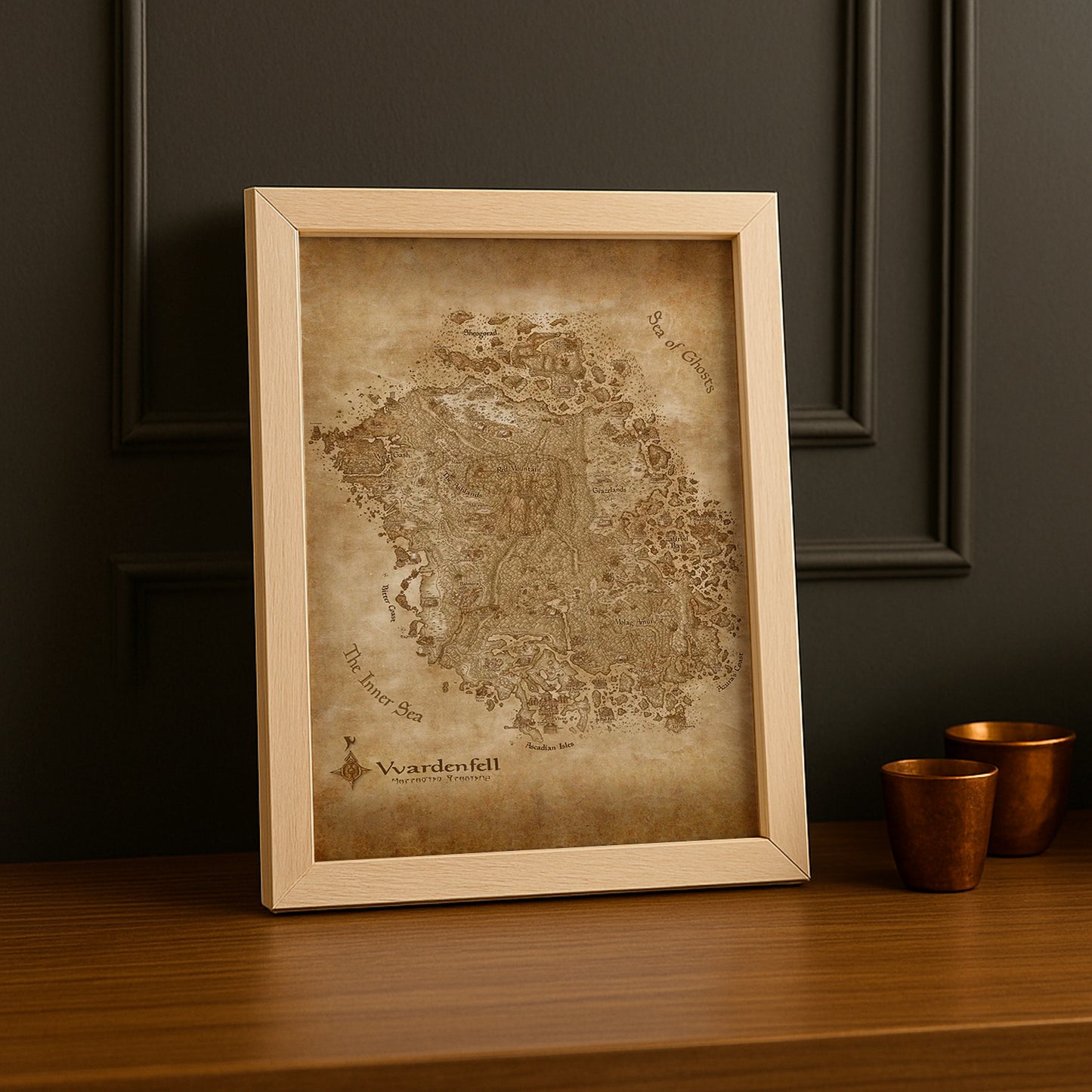 Cadre Photo Skyrim - Map