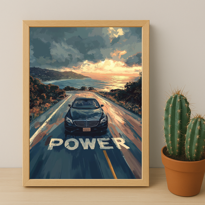 Mercedes Classe S - Poster