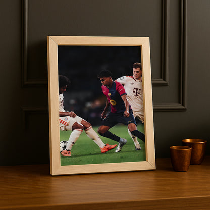 Cadre photo de Lamine Yamal vs Bayern Munich