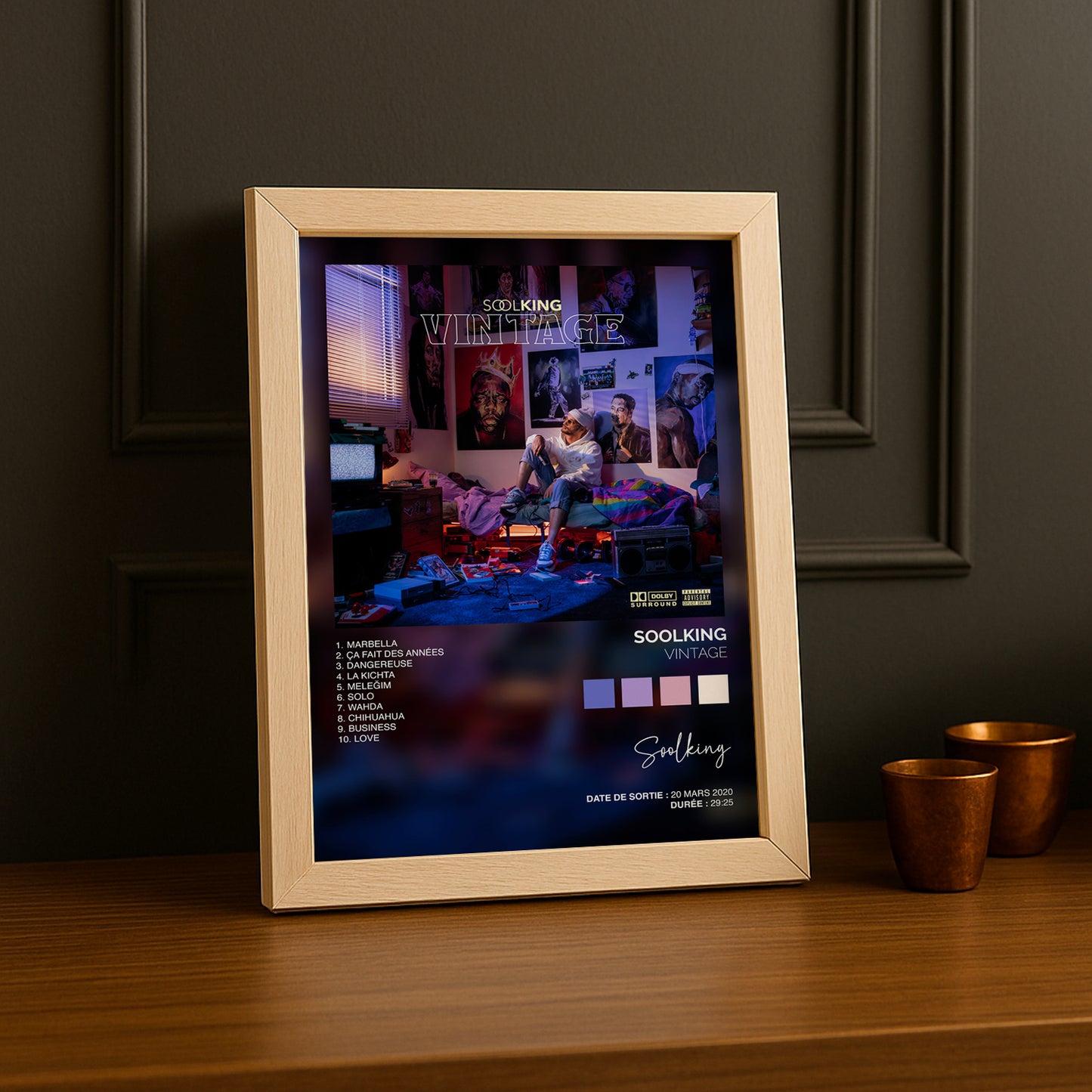 Cadre photo Album Musicaux - Vintage de Soolking