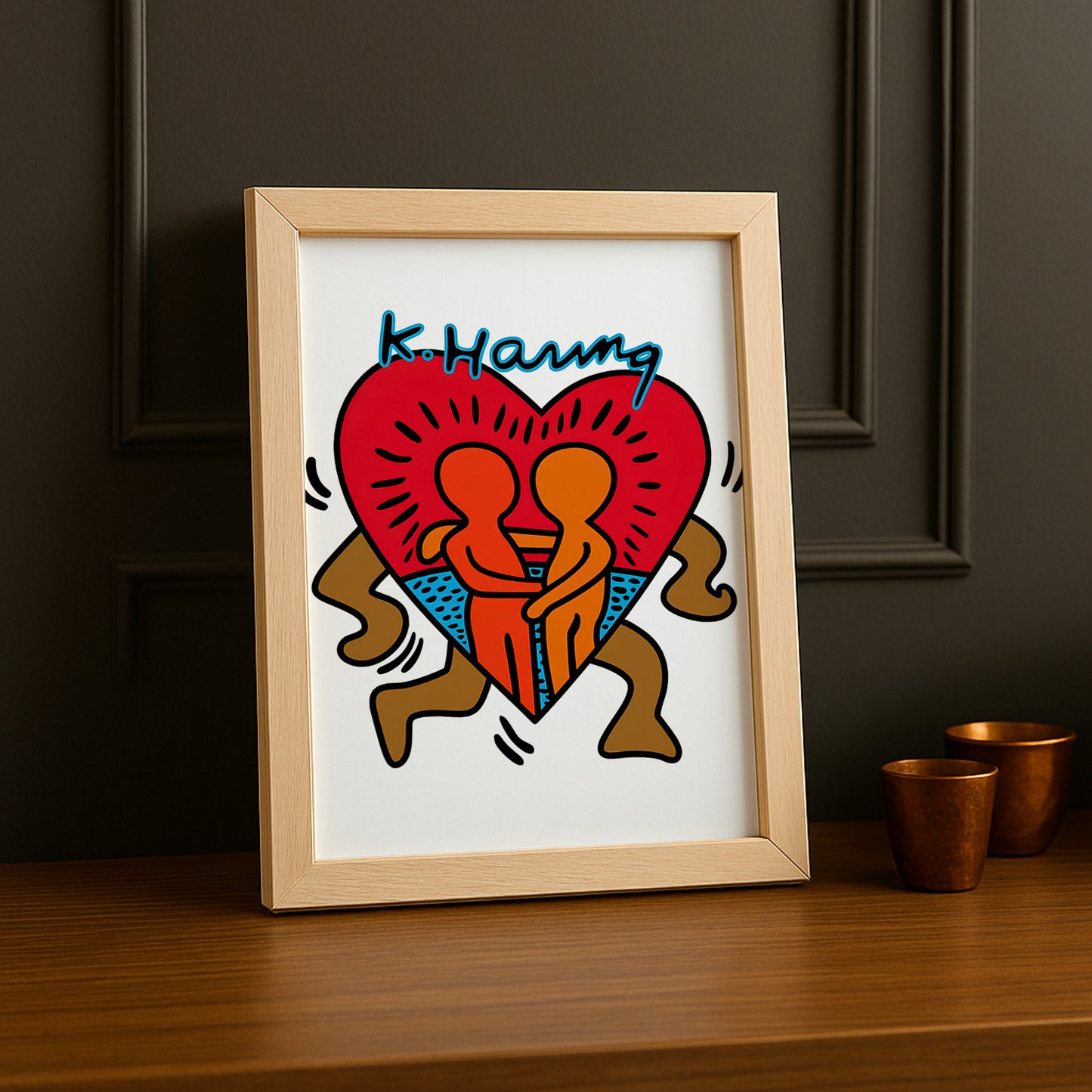 Cadre photo Keith Haring