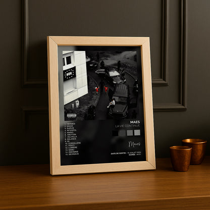 Cadre photo Album Musicaux - La vie continue de Maes