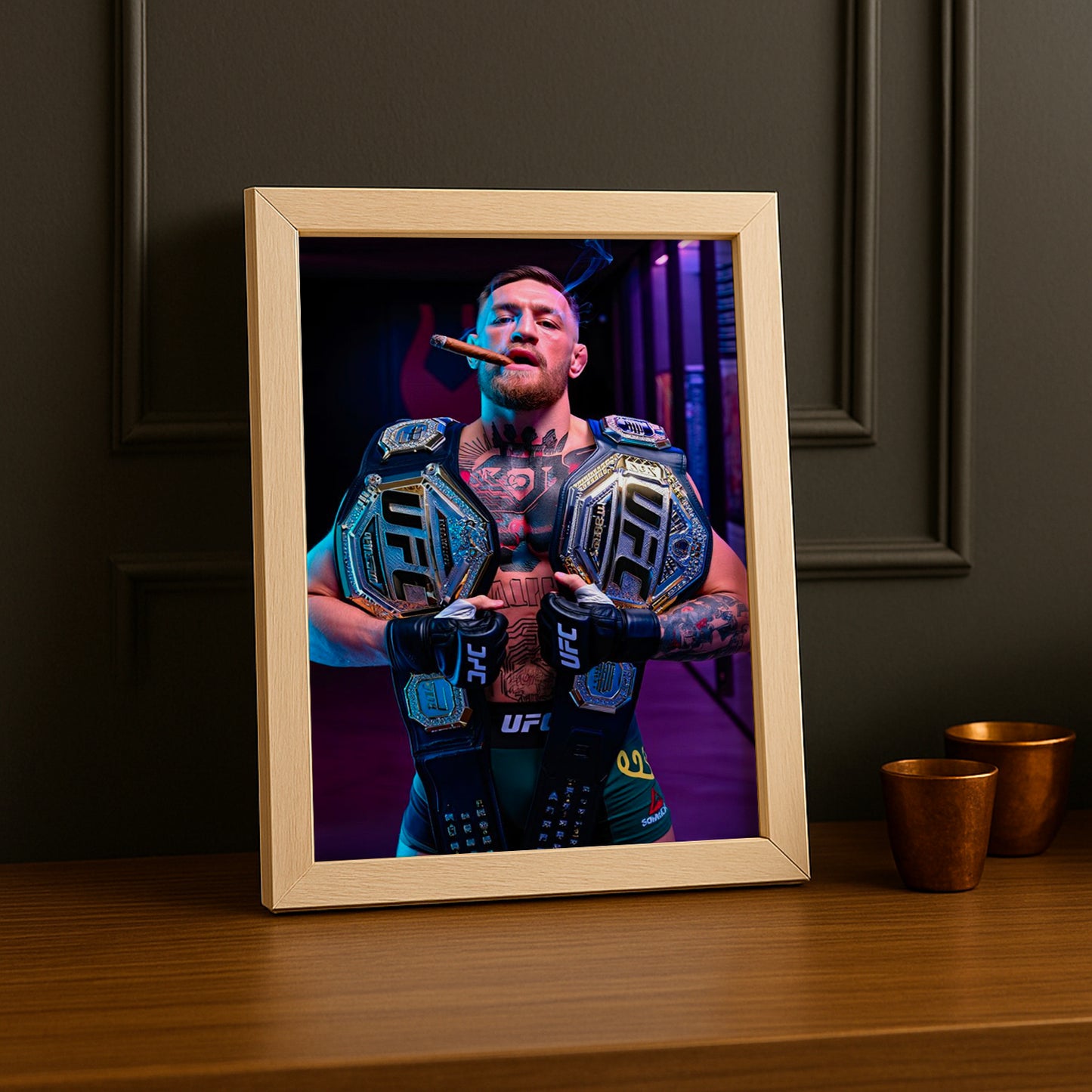 Cadre photo UFC - Conor McGregor Double Champion