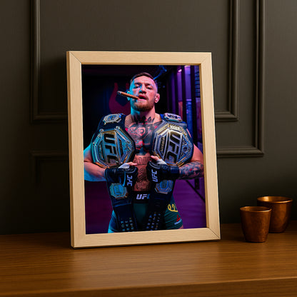 Cadre photo UFC - Conor McGregor Double Champion