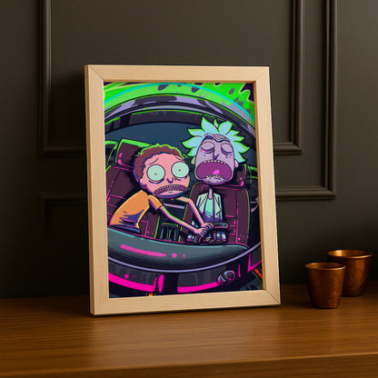 Cadre photo de Rick et Morty
