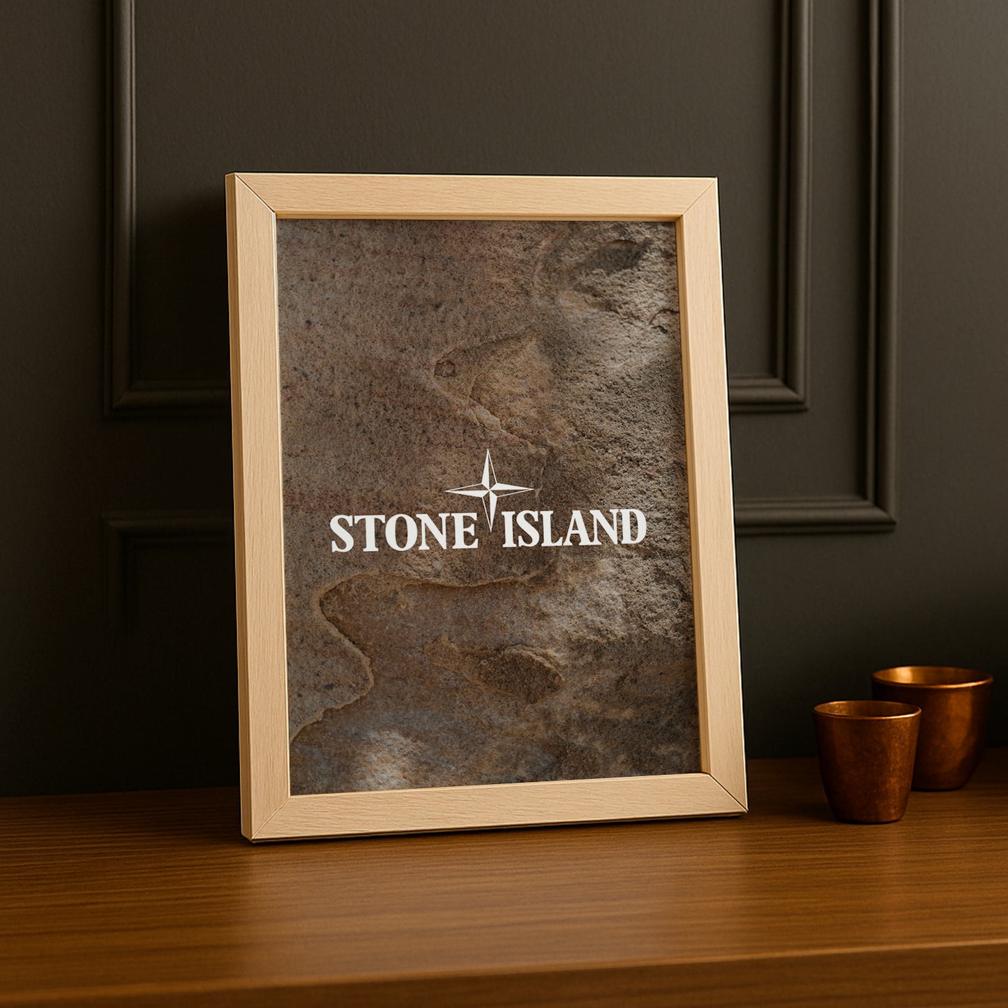 Poster Stone Island - Beige