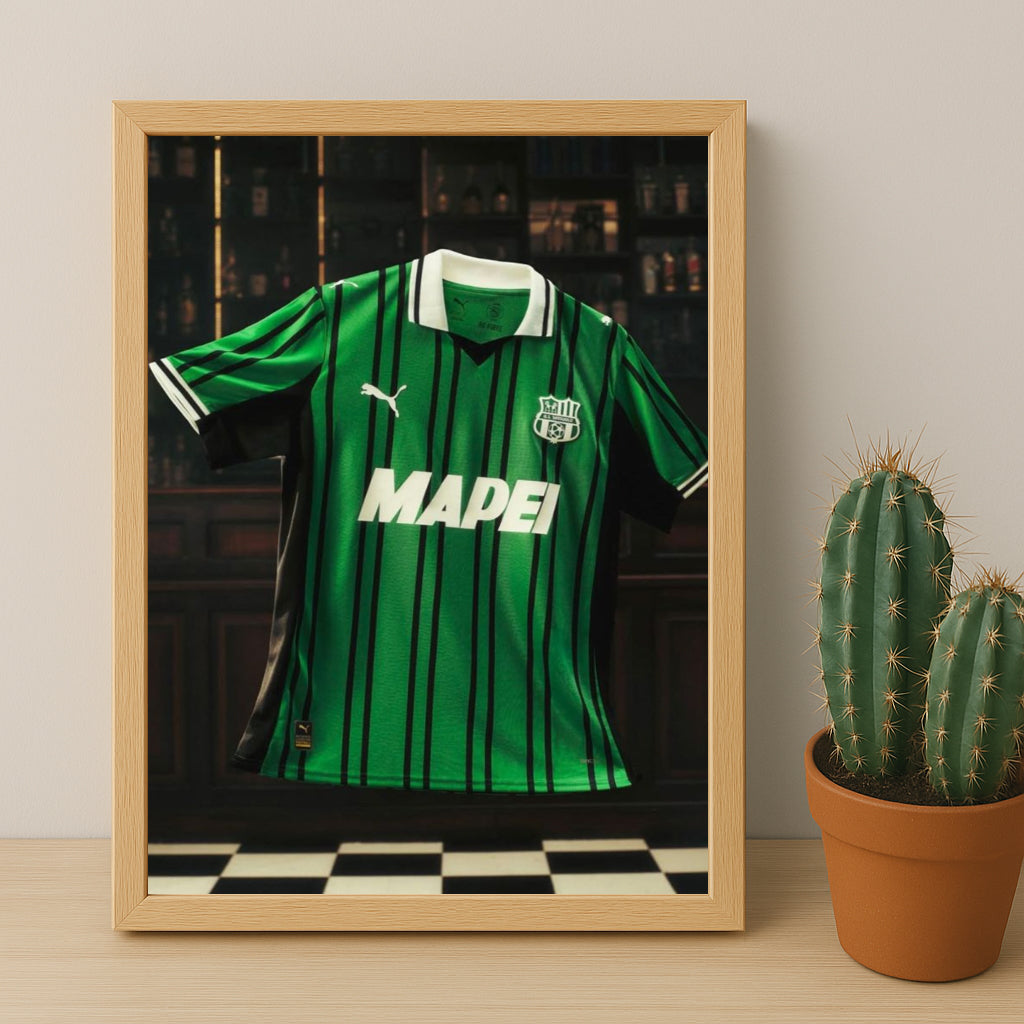 Poster Maillot Football - Sassuolo Kit 25-26